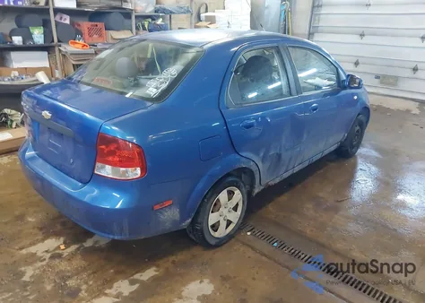 2006 Chevrolet Aveo Ls из США, поврежденный, VIN KL1TD56696B568763